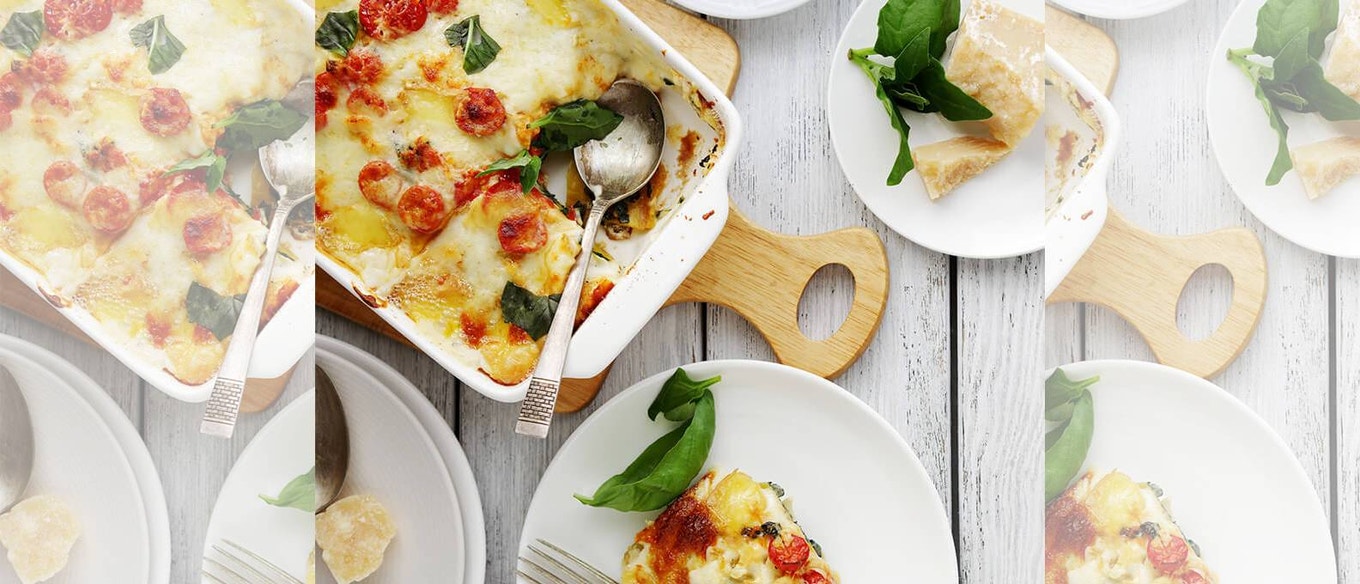 Kesäinen kasvislasagne Dolmio